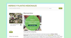 Desktop Screenshot of hierbasyplantasmedicinales.info