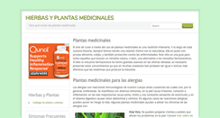 Desktop Screenshot of hierbasyplantasmedicinales.com