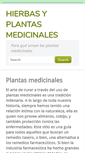 Mobile Screenshot of hierbasyplantasmedicinales.com