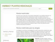 Tablet Screenshot of hierbasyplantasmedicinales.com